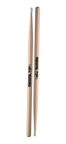 Palillos De Bateria Regal Tip Hickory Punta De Nylon