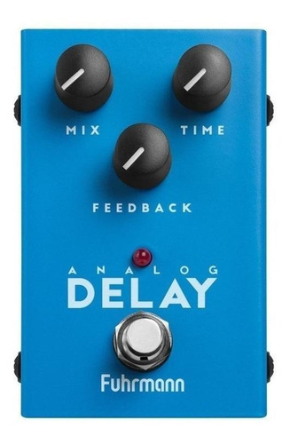 Imagem 4 de 6 de Pedal de efeito para instrumento de cordas Fuhrmann Analog Delay AD20 azul