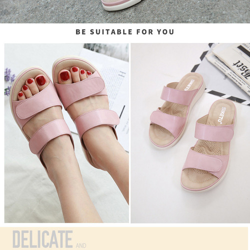 Sandalias Mujer Zapatos For Diabeticos Confort Step Negras