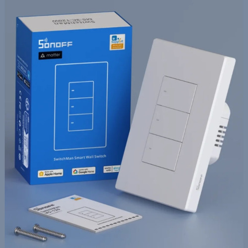 Interruptor Inteligente Sonoff M5 Matter Branco 1 Tecla 4x2 110v/220v