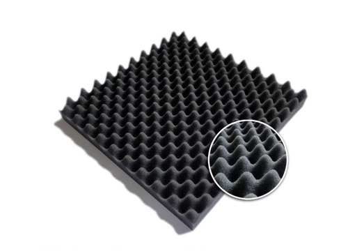 Imagen 1 de 9 de Placa Panel Acústico Espuma Conos 500 X 500 X 30 Mm