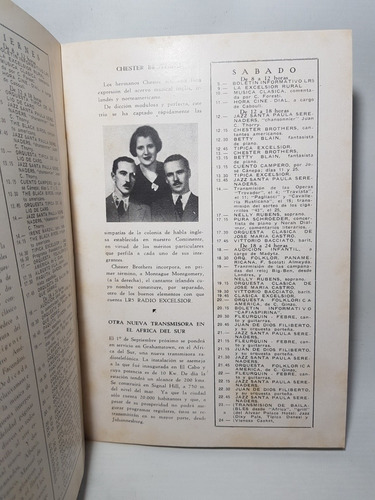 Imagen 9 de 10 de Antiguos Programas Radio Excelsior 1934 Lote X 3 Mag 58627