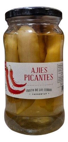 Ajies Picantes En Vinagre De Alcohol 300/100 Cristo