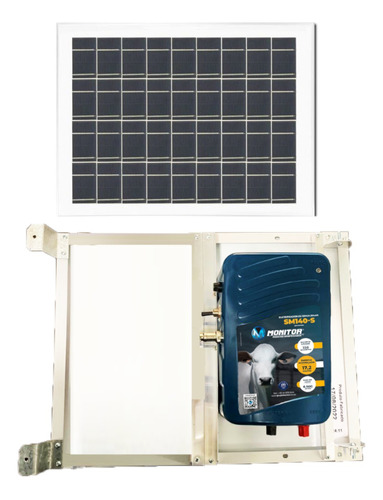Eletrificador De Cerca Rural Solar Sm140-s 220 Km Monitor