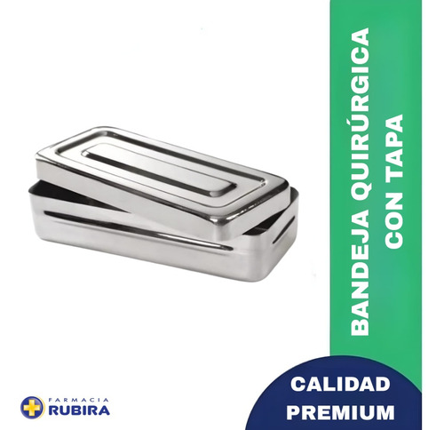 Bandeja Quirúrgica Profesional Ctapa Instrumental Acero Inox