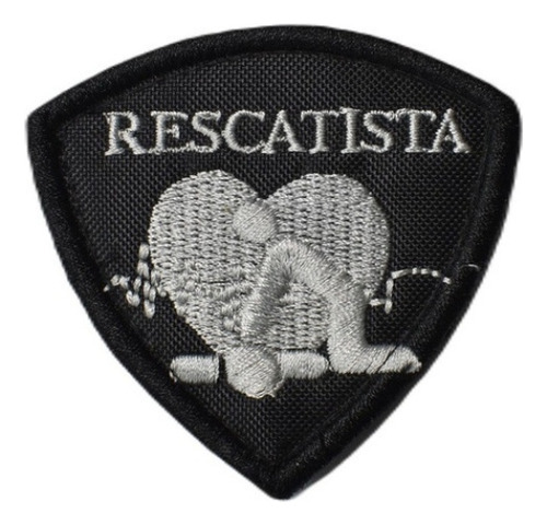 Parche Bordado Velcro Rescatista Rescate Distintivo Colores