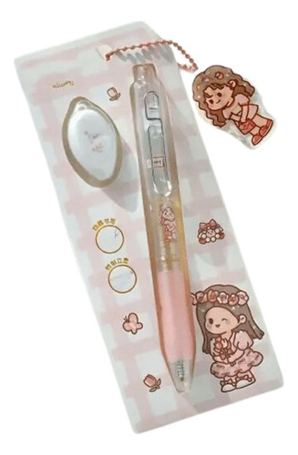 Lapicero Kawaii Tinta Invisible Con Linterna Led