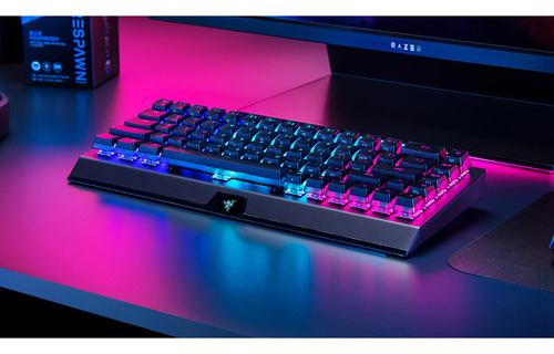 Teclado Razer Blackwidow V3 Mini Hyperspeed Phantom Edition Teclado Negro Idioma Inglés Us