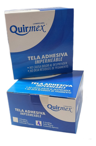 Tela Adhesiva 2.5cm X 5m (16 Piezas)
