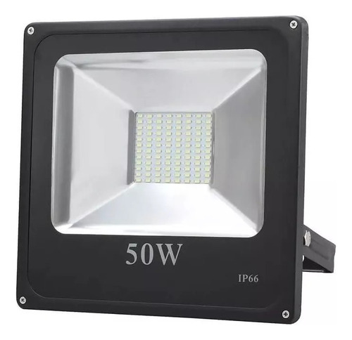 Foco Proyector Led 50 Watts Exterior Ip66 -luz Blanco Calido