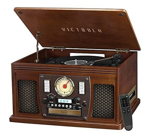 Victrola Navigator 8 En1 Clasico Reproductor De Discos Bluet