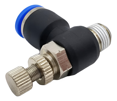 Paquete 10pz Regulador De Caudal 4mm-1/8 R Ar-nsc04r1b-a