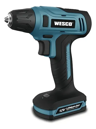 Parafusadeira E Furadeira 3/8 10mm Com Kit Ws2550k Wesco Cor Azul...
