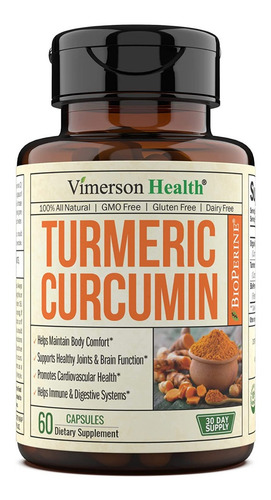Vimerson Health Turmeric Curcumin 60 Cap