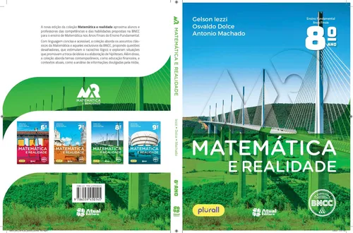 comprar Livro Matemática E Realidade 8º Ano de Iezzi Gelson Editora Atual Didáticos Capa Mole Em Português 2021