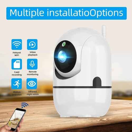 Cámara Ip Wifi Ycc365 Plus, Monitor De Bebé Para Interiores.