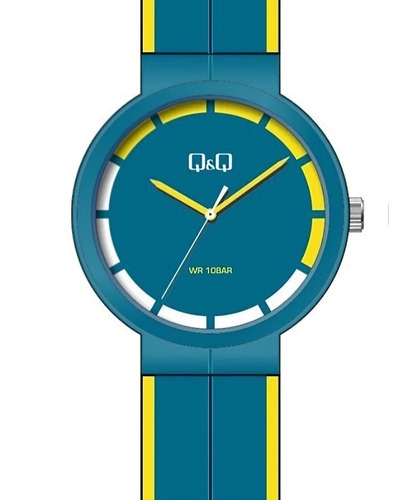 Reloj Q&q Qyq Mujer Vs14j804y Azul Original 