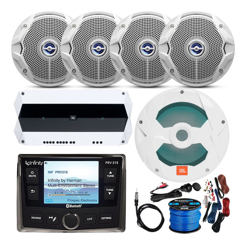 Milennia Infinity Am/fm/wb Aux Usb Bluetooth Marine - Recept