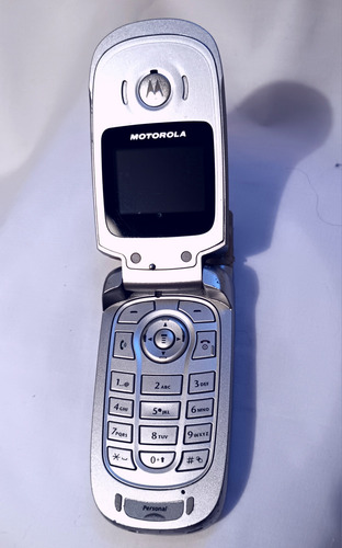 Celular Motorola Tapita S/cargador. Liberado. Sin Envio!. Plateado (Usado)
