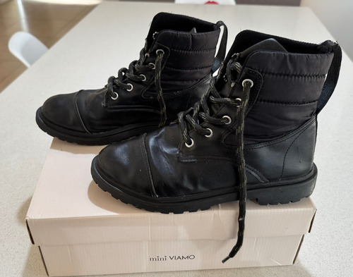 Botas Borcegos Para Nena Mini Viamo Número 35 (Usado)