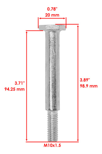 Caltric 07056800 596434404 532193406 Deck Wheel Bolts Fo Cch