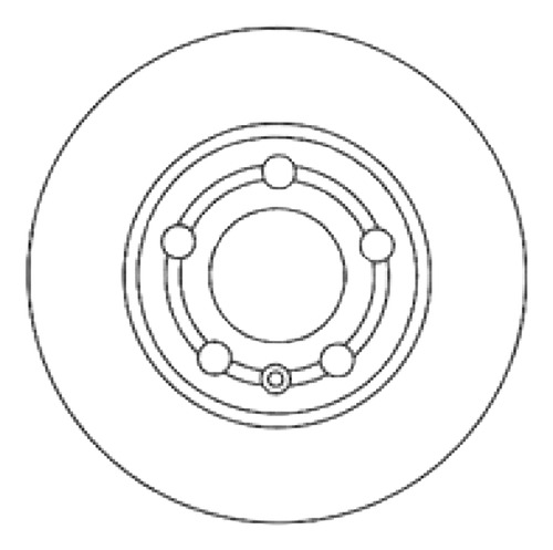 Disco Freno Tra (232mm) Breme Vw Bora 08-08