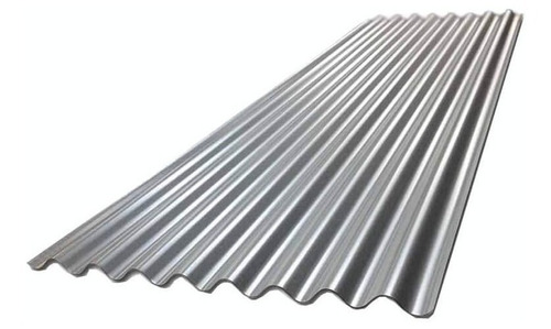 Lamina De Zinc Galvanizada 0.26 X 0.89 X 2mts