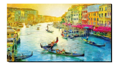 Cuadro Decorativo Venecia Artistico 100 X 60 Cm