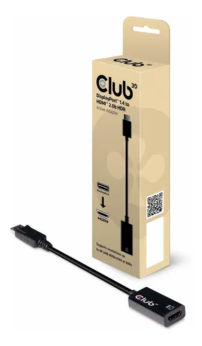 Club 3d Cac-1080 Displayport 1.4 A Hdmi 2.0b Hdr Adaptador S