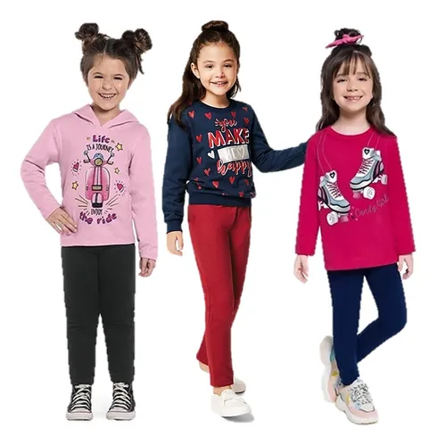 Conjunto de moleton store infantil barato atacado