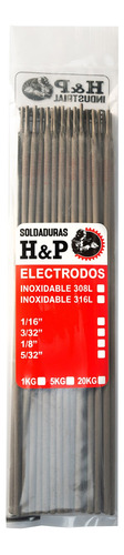 Electrodos De Soldadura Para Inoxidable 1/8  (308l ) 5kg