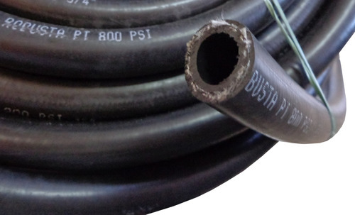 Mangueira Lava Jato Carro 1pol 800psi/lbs Preta Elite 50 Mts Cor Preto