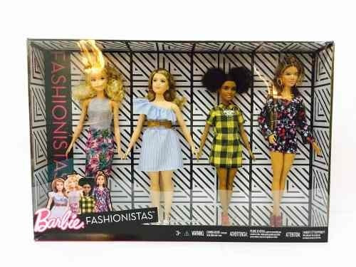 Barbie Fashionistas 4 Pack FRL29