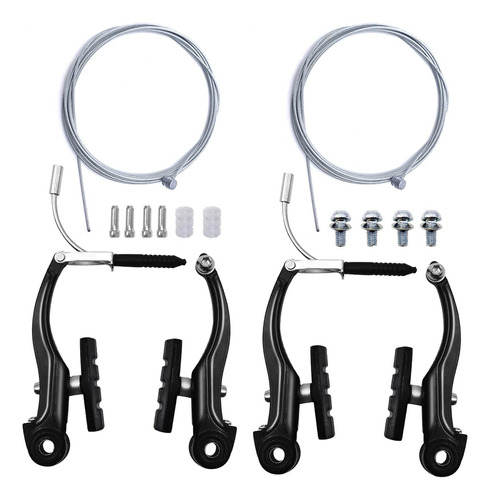 Blissgo Juego De 2 Pares Universales De Frenos En V, Cables