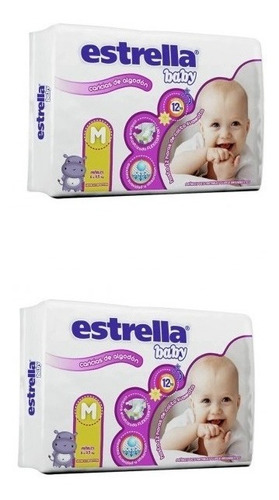 2 Packs Pañales Estrella Baby Hiperpack En Todos Los Talles