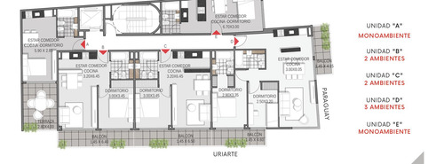 Departamento En Venta Mono Amb. En Palermo Soho - Uriarte Y Paraguay Sum Co Working