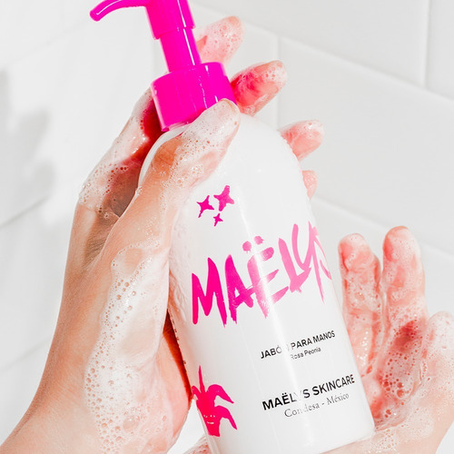 Handwash Rose Peony 250ml, Maëlys Skincare, Made In U S A