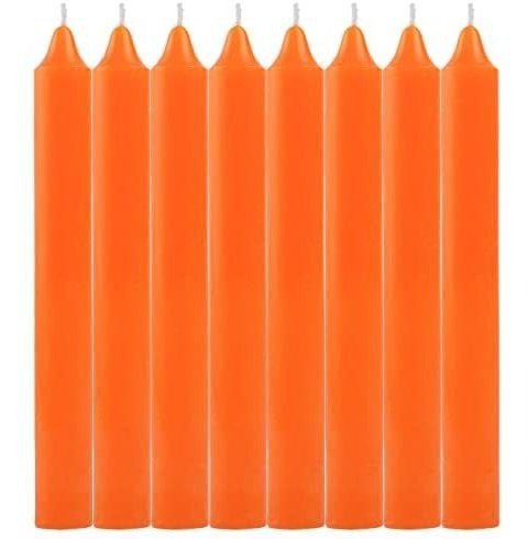 Velas Lisas Naranja Pack X 12!!!! 