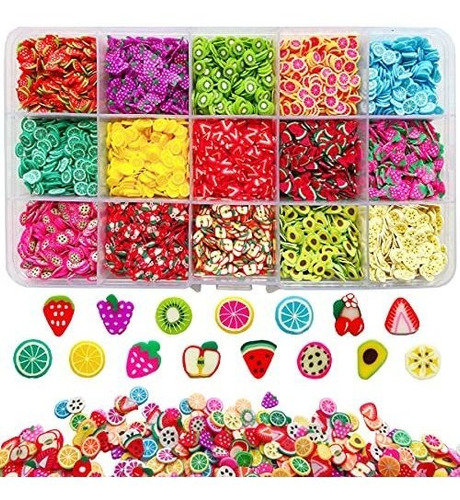 Fimo - 9000pcs Fruit Slices Nail Art Slices Polymer Nail 3d 