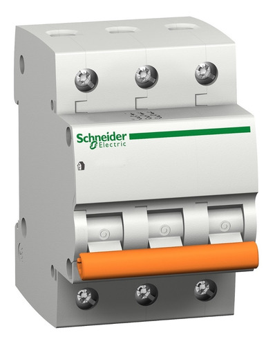 Imagen 1 de 2 de Interruptor Termomagnético P/riel 3p 50a Square D 12597.