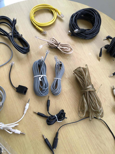 Imagen 5 de 10 de Cables Varios Conexiones Internet Sonido Vídeo, Venta Garage