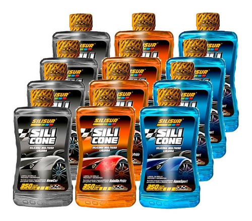 Silicona Perfumada Líquida Multiuso 350cc Pack Surtido X12un