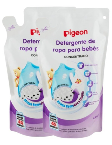 Set Jabón Liq  Pigeon Rpto  X 2