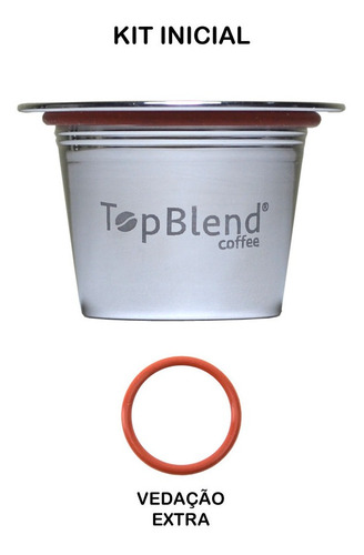 Cápsula Reutilizável Nespresso Vitalícia Topblend Alumínio