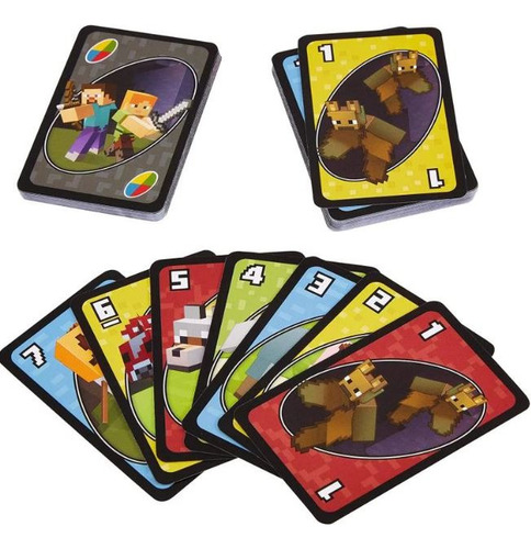 Juego De Cartas Minecraft Compatible Con Uno