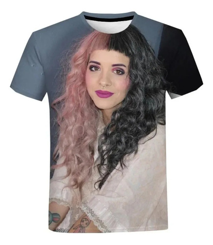 Camiseta De Manga Corta Con Estampado 3d Melanie Martinez