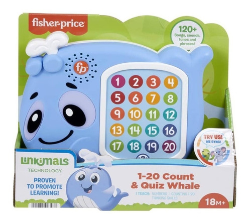 Fisher Price Linkimals Ballena - Unidad a $67960