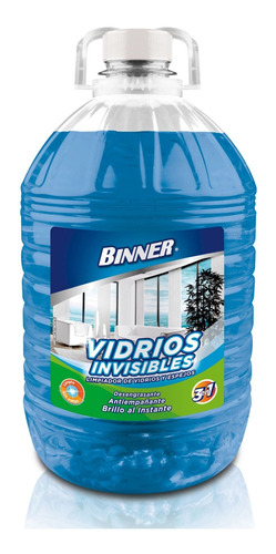 Limpiavidrios Liquido 3 En 1 Binner X5000ml