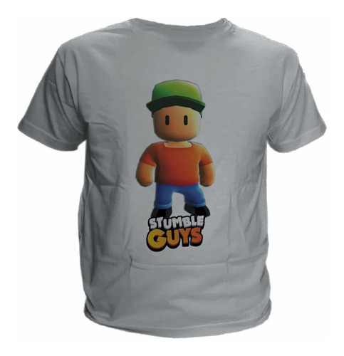 Remeras Infantiles Personajes Stumble Guy Estampada - 6034