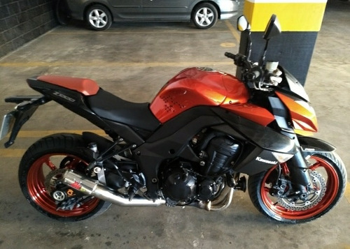 Imagem 12 de 15 de Kawasaki Z1000 2012 / Laranja